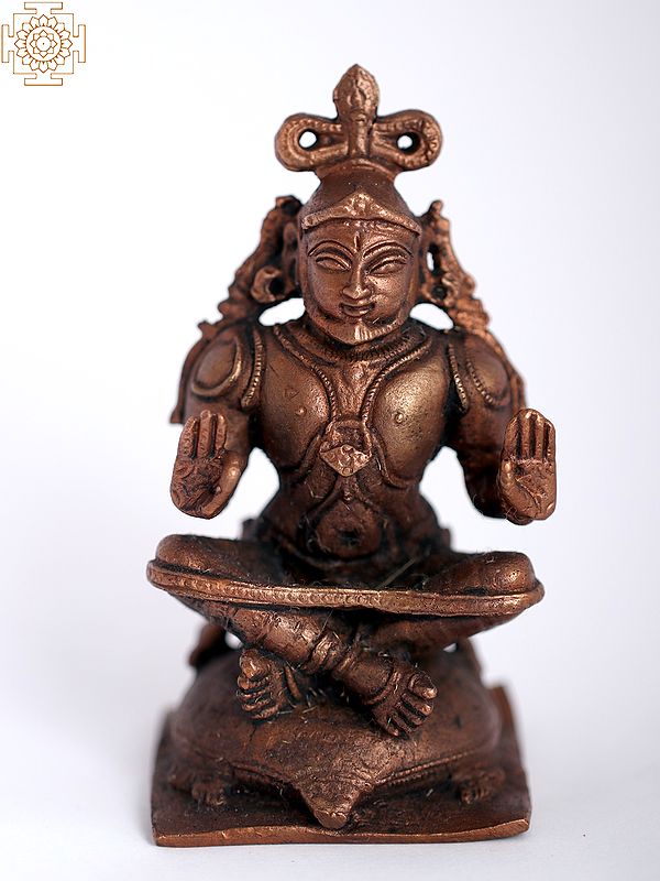 3" Small Copper Idol of Veda Vyasa