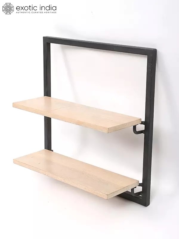 20" Designer Double Shelf | Wall Hanging