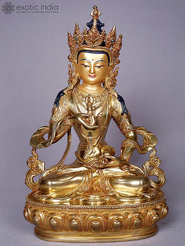 Vajrasattva | Tibetan Buddhist Deity | Copper With Gold Plated