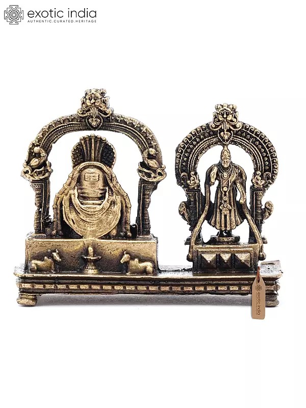 Annamalaiyar (Lord Shiva) and Unnamalai Amman (Goddess Parvati) | Copper Statue | Made in India