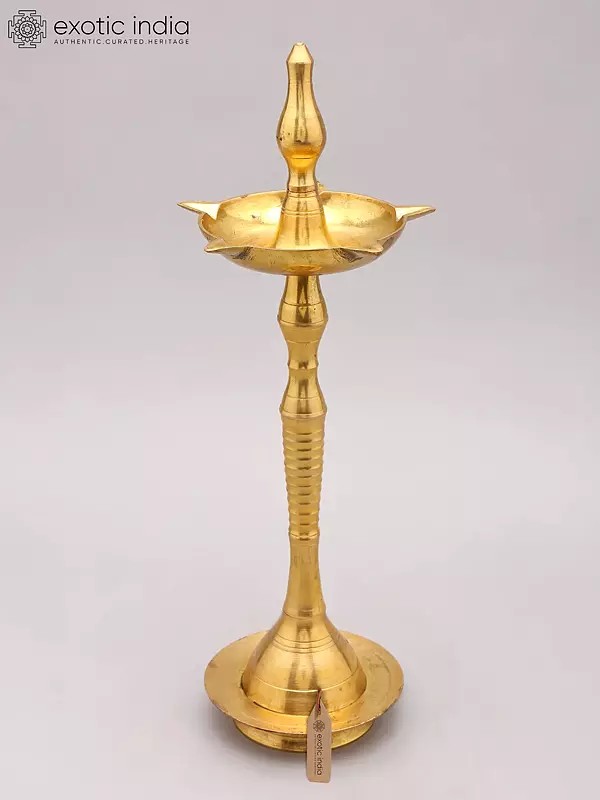 Auspicious Five Wick Puja Lamp