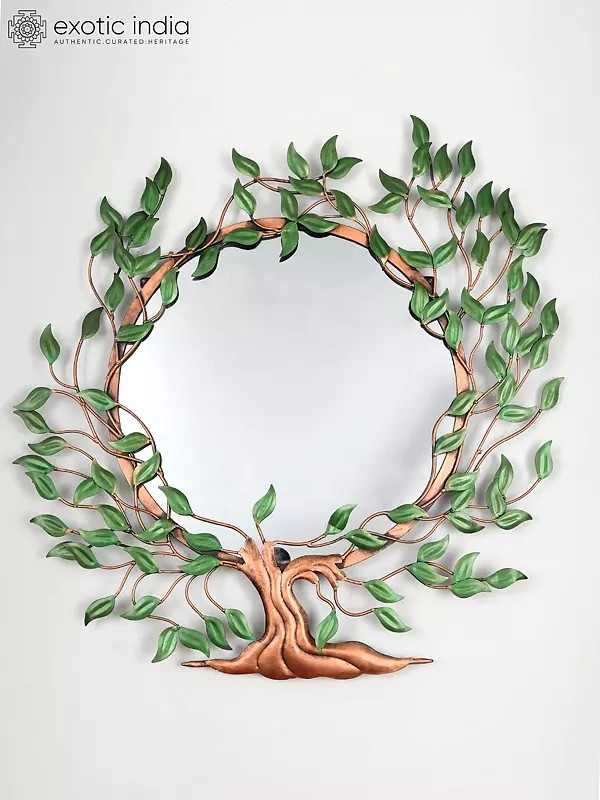 Iron and Glass Fairy Tale Wall Mirror | Wall Decoration Items