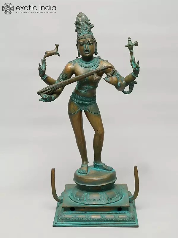 24" Lord Shiva as Pashupatinath | Bronze Statue