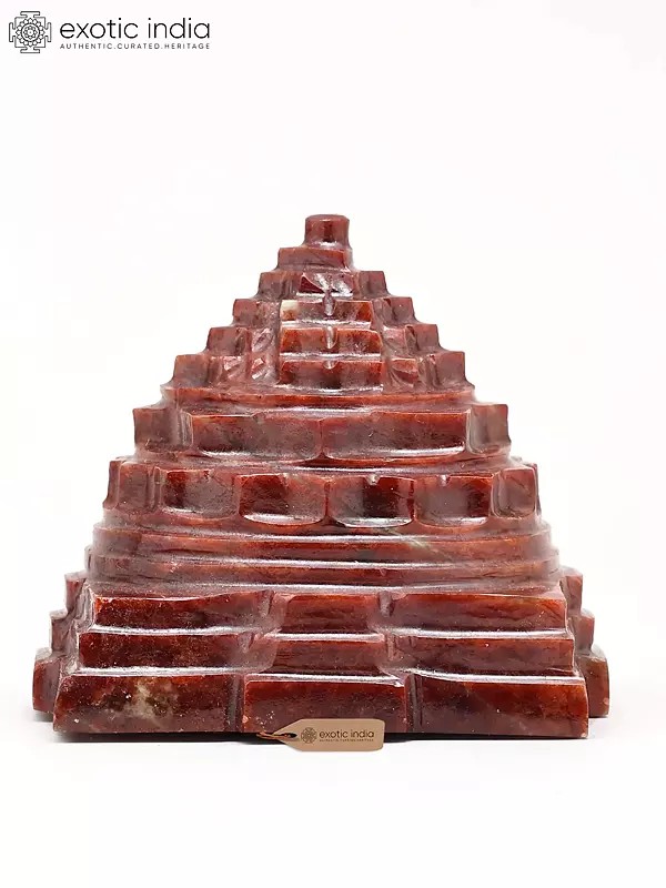 2" Small Shri Yantra Meru for Home, Office and Meditation | Gomed Gemstone