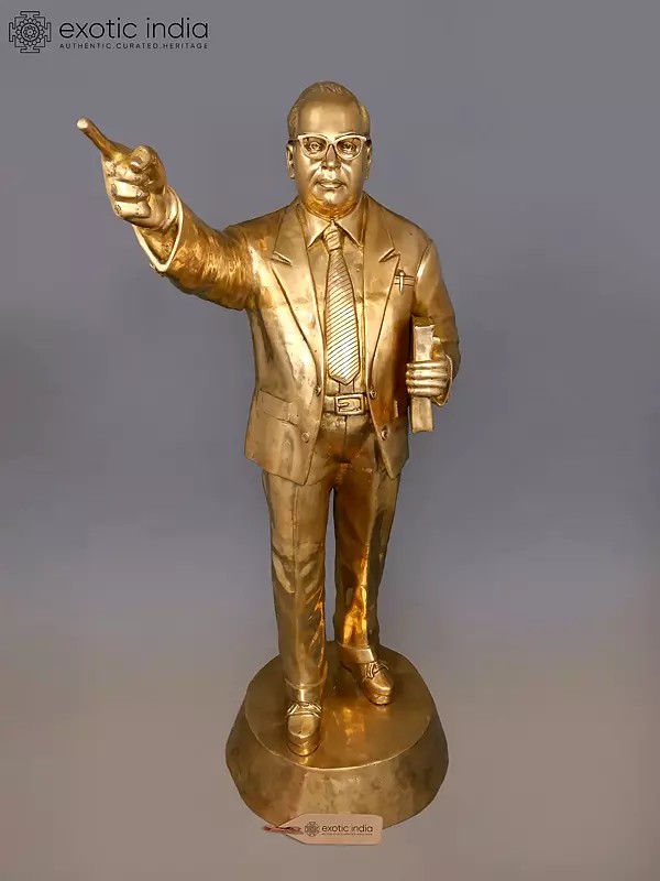 78" Dr. B.R. Ambedkar Brass Statue - Father of the Constitution