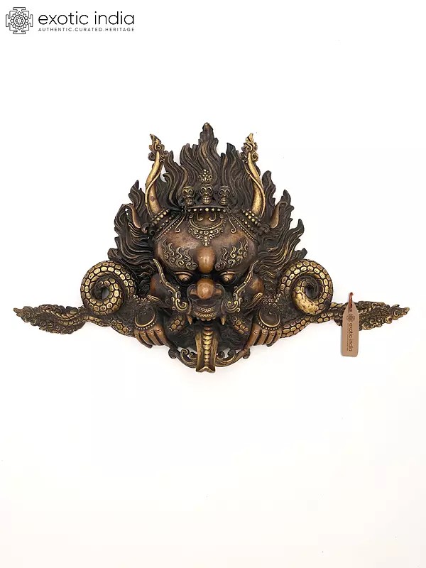 15" Yamantaka (Repousse Mask from Nepal)