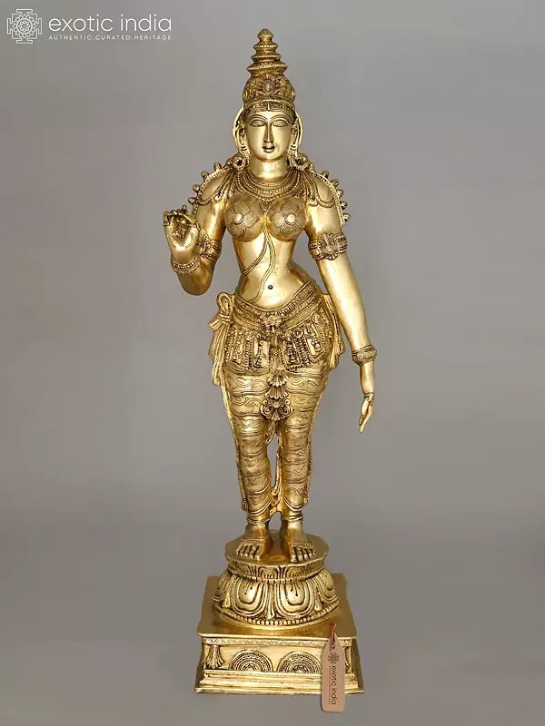 56" Large Devi Parvati, The Himalayan Maha-Tapasvini