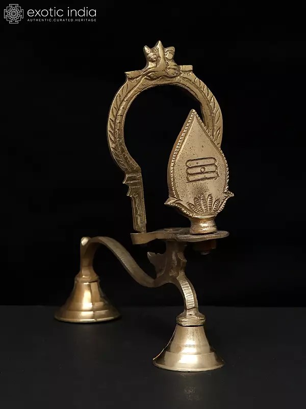 7" Brass Shodash Upachara Vel  Lamp