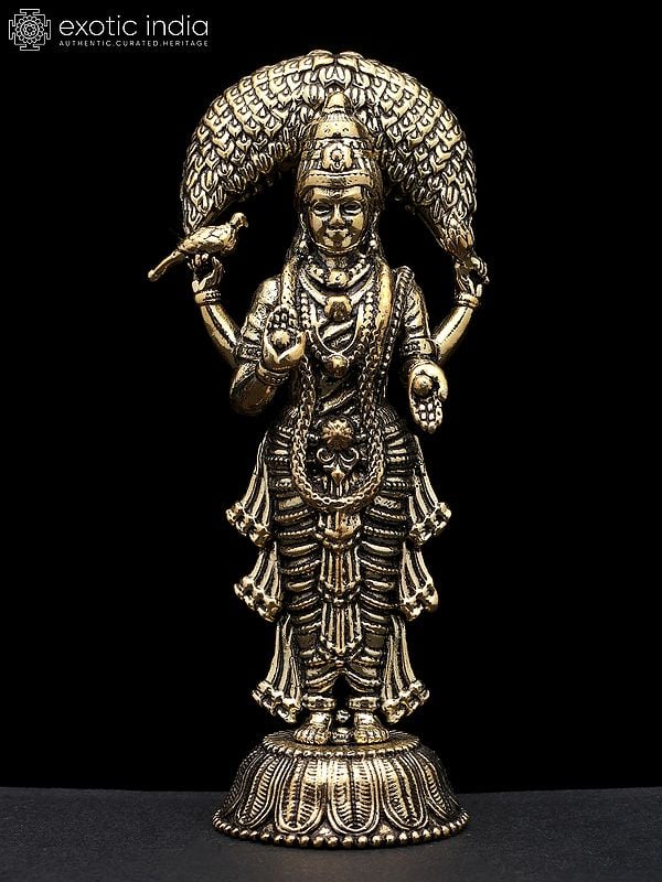 3" Small Superfine Vasavi Kanyaka Parameshvari Devi Brass Idol