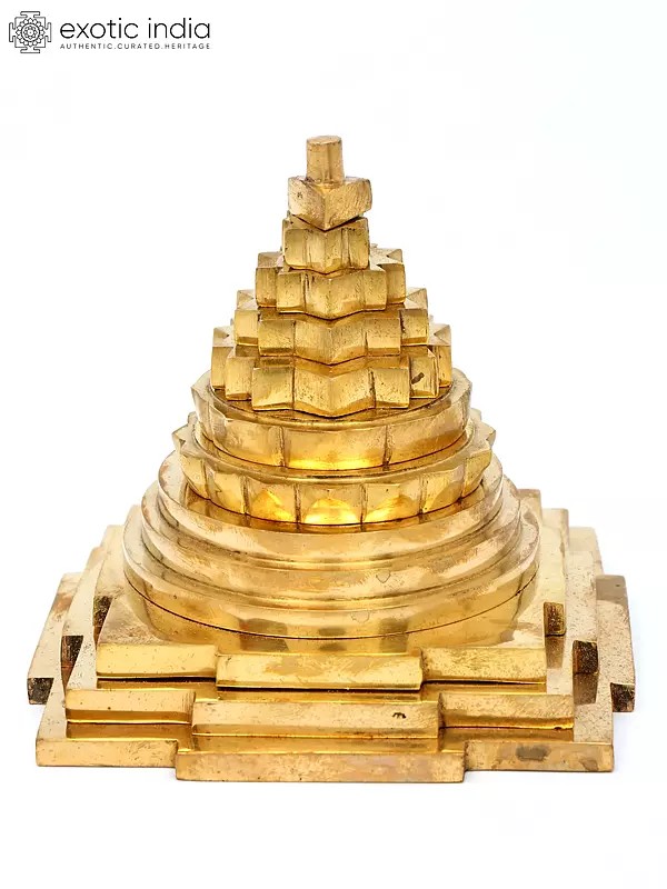 5" Brass Shri Yantra