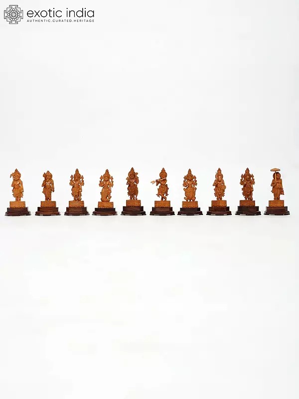 6" Dashavatara of Lord Vishnu | Set of 10 Statues
