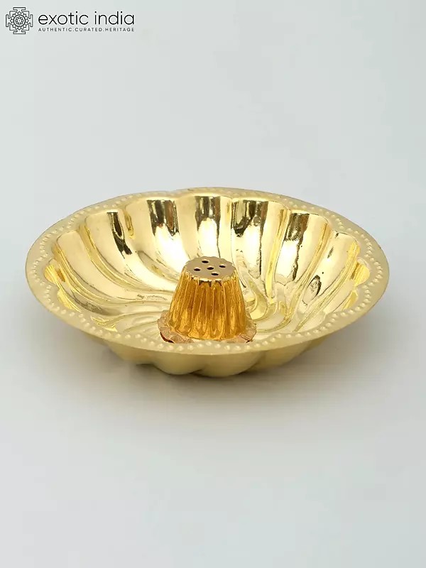 5" Agarbatti Stand in Brass for Temple