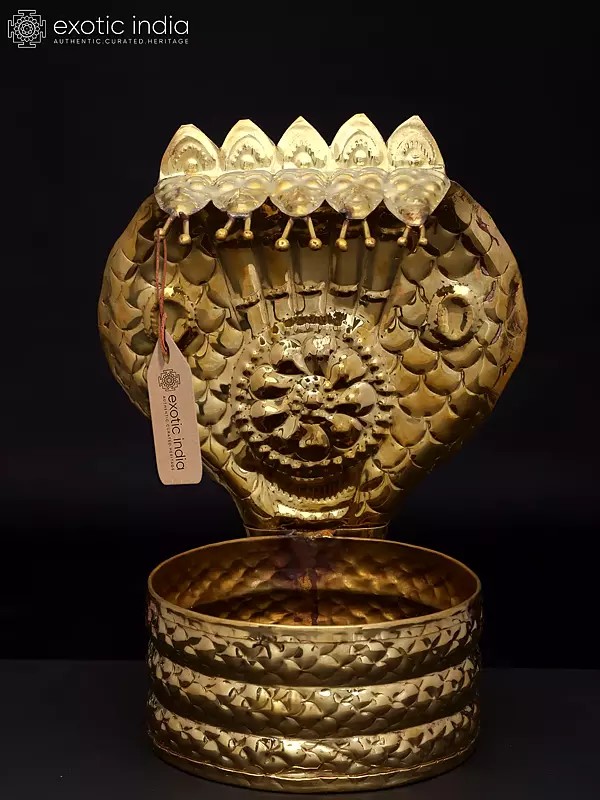 9" Brass Shesha Peeta (Naga Peeta)