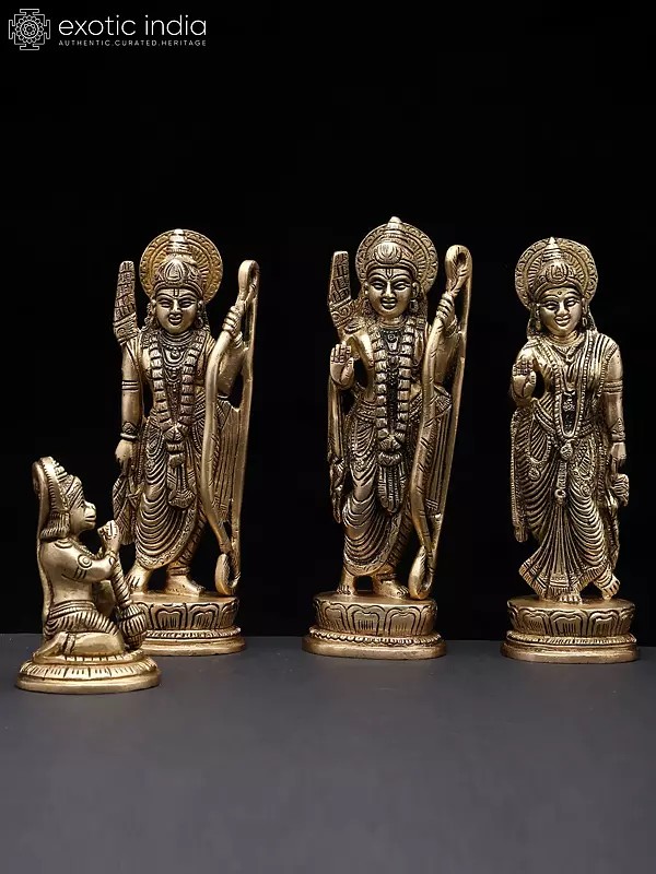 7" Rama Durbar In Brass | Handmade | Made In India