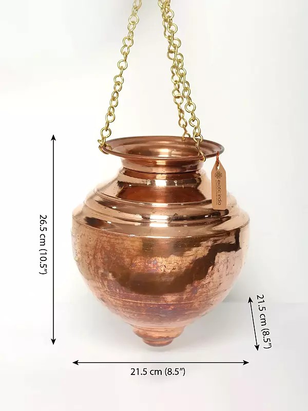 Shivling Abhishek Kalasha | Copper Hanging Patra