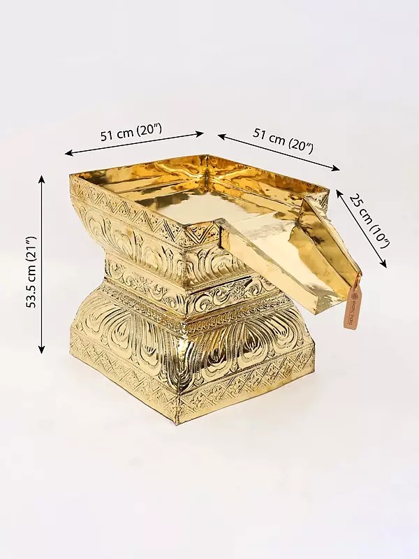 21" Abhishek Patra in Brass