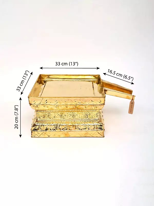 16" Brass Abhishek Patra