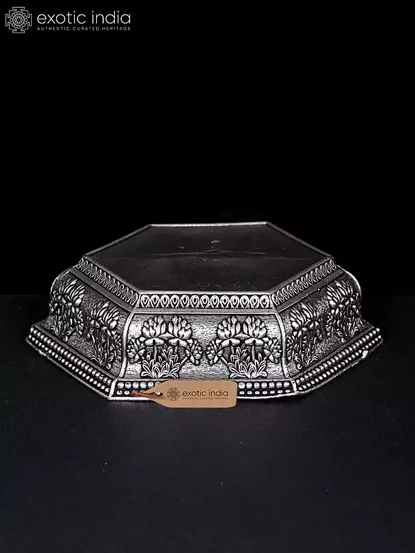 4" Small Brass Superfine Pedestal - for Placing Deity Statue