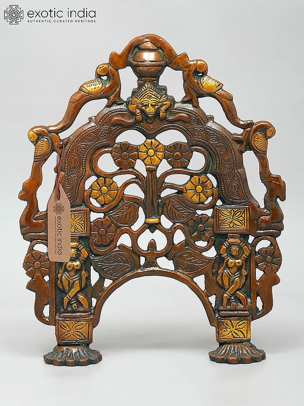 12" Peacock Design Kirtimukha Temple Arch (Prabhavali) | Made In India