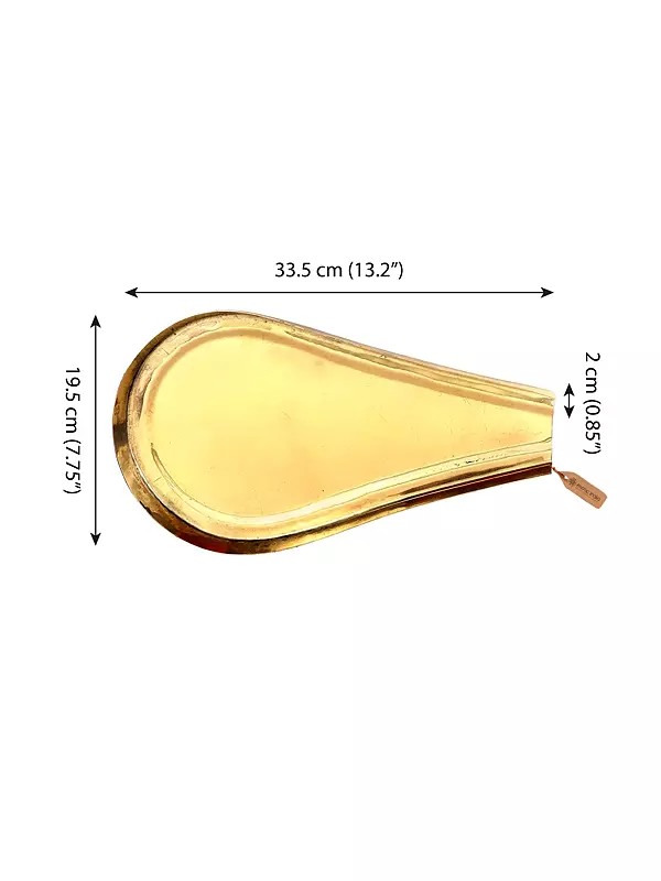 13" Brass Abhisheka Patra