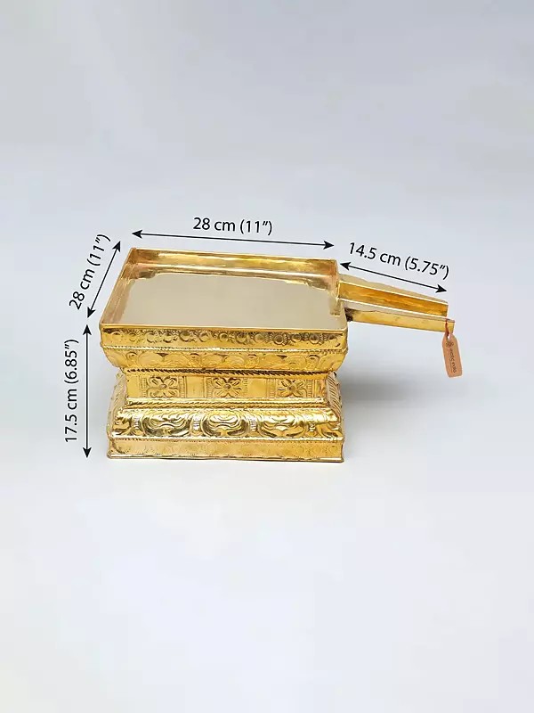 16" Brass Abhisheka Patra