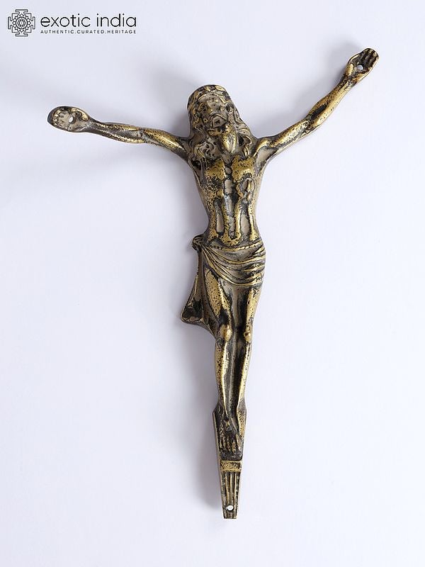 11" Brass Jesus Christ | Wall Hanging