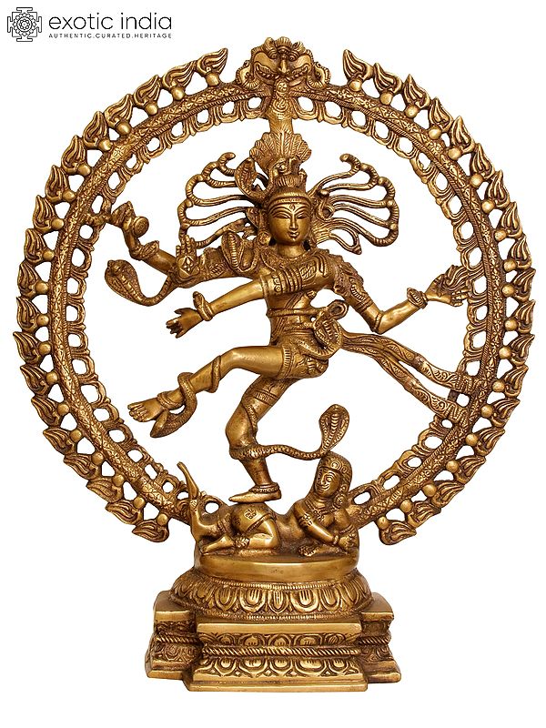 20" Shiva as Nataraja Brass Handmade Statue | Made In India