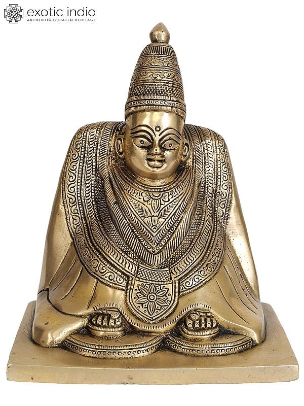 7" Goddess Manasa Devi Statue in Brass | Handmade | Made in India