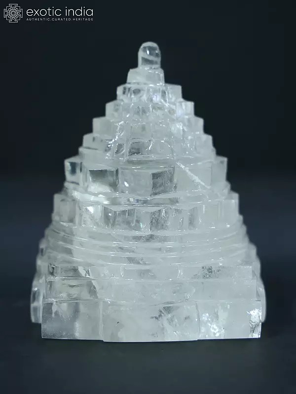 4" Maha Meru Shri Yantra For Auspicious Occasion | Crystal Ritual Item