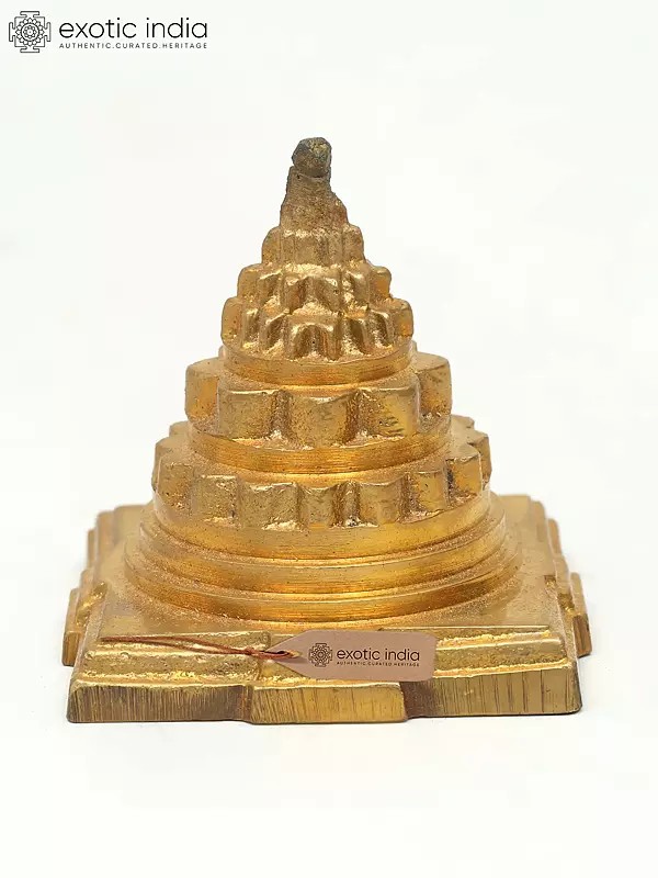 2" Small Brass Shri Yantra | Handmade | Made In India