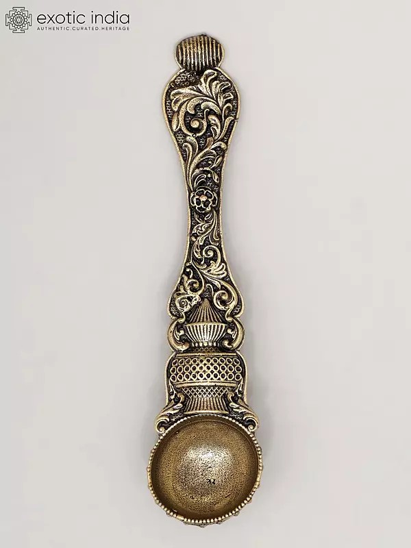 5" Superfine Ritual Spoon in Brass | Made In India