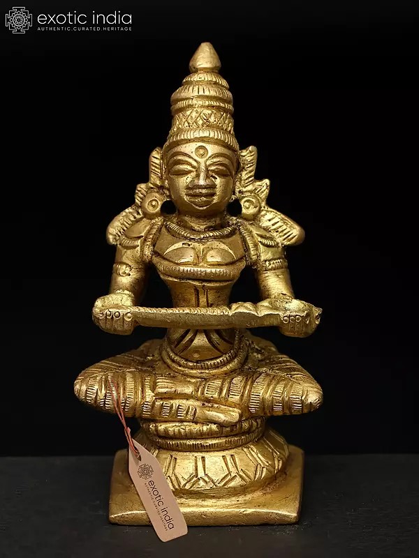 Brass Devi Annapurna Small Statue