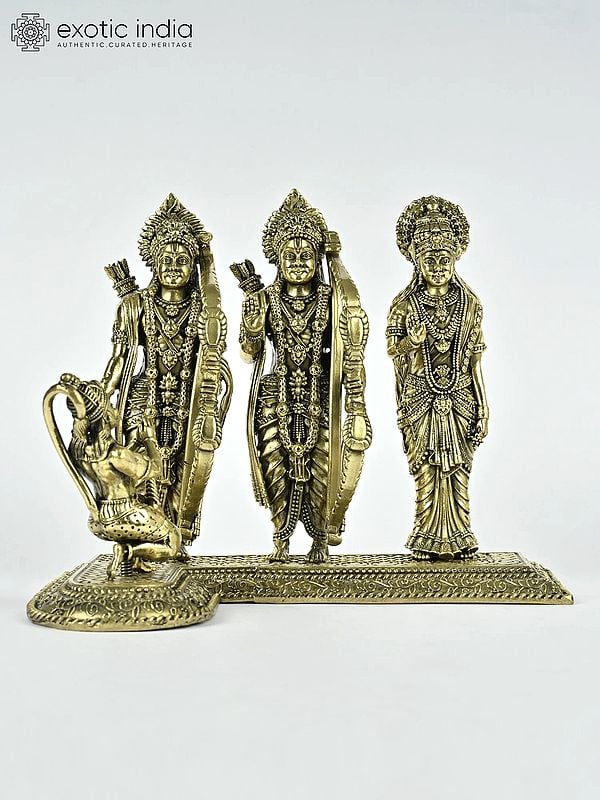 Superfine Shri Rama Darbar Brass Statue | Different Sizes