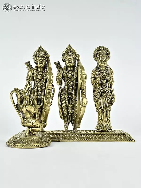 Superfine Shri Rama Darbar Brass Statue