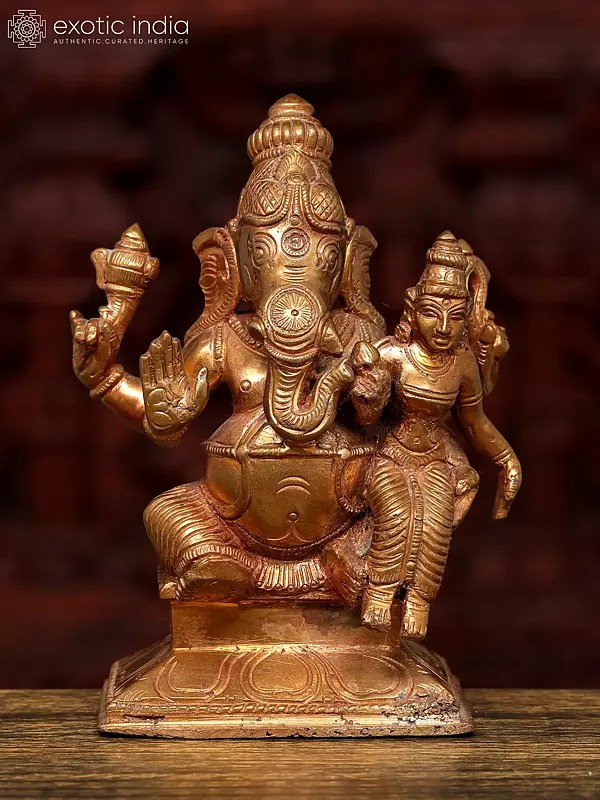 5" Small Siddhi Ganesha | Bronze Statue