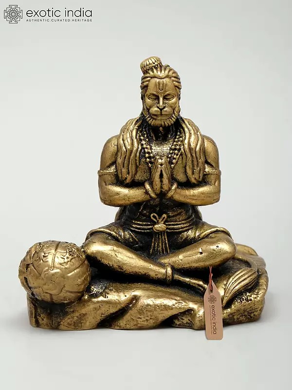 2" Small Superfine Meditative Lord Hanuman | Ideal for Puja