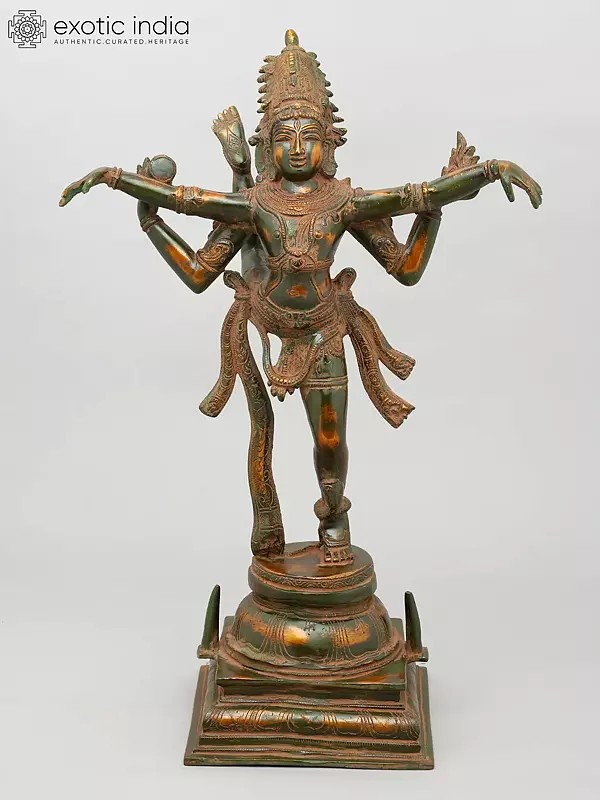 20" Ananda Tandava Shiva (Nataraja) | Brass Statue