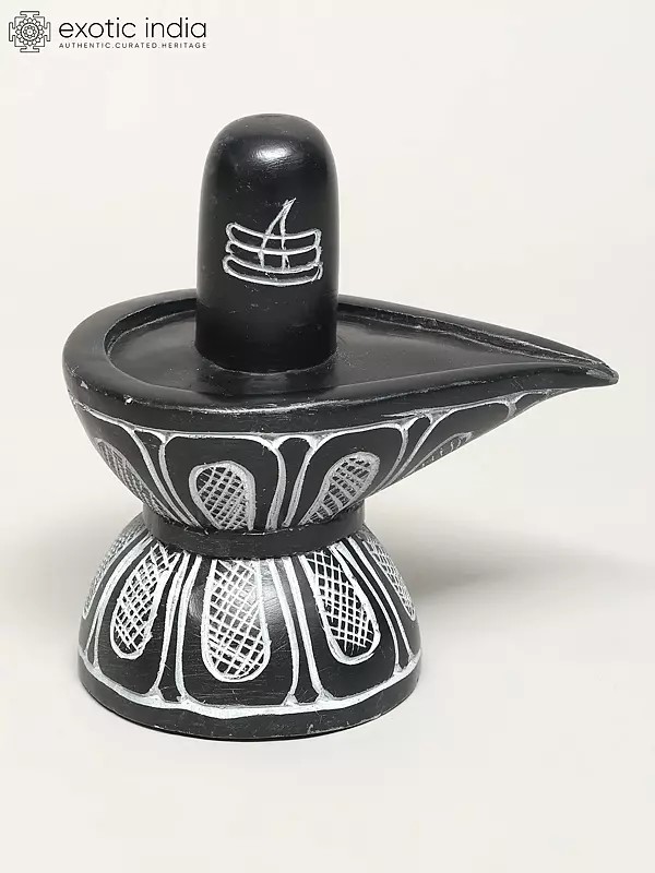 Small Shiva Linga Stone Statue