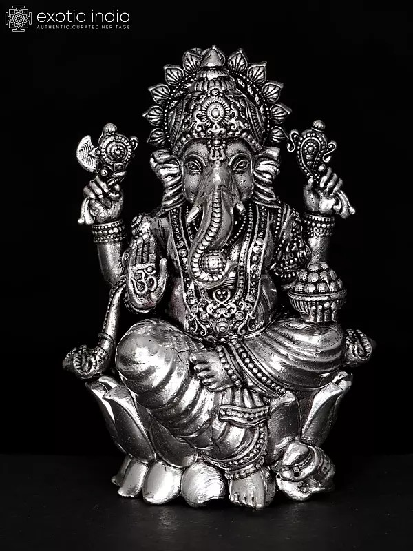 Small Superfine Ekadanta Ganesha Brass Statue