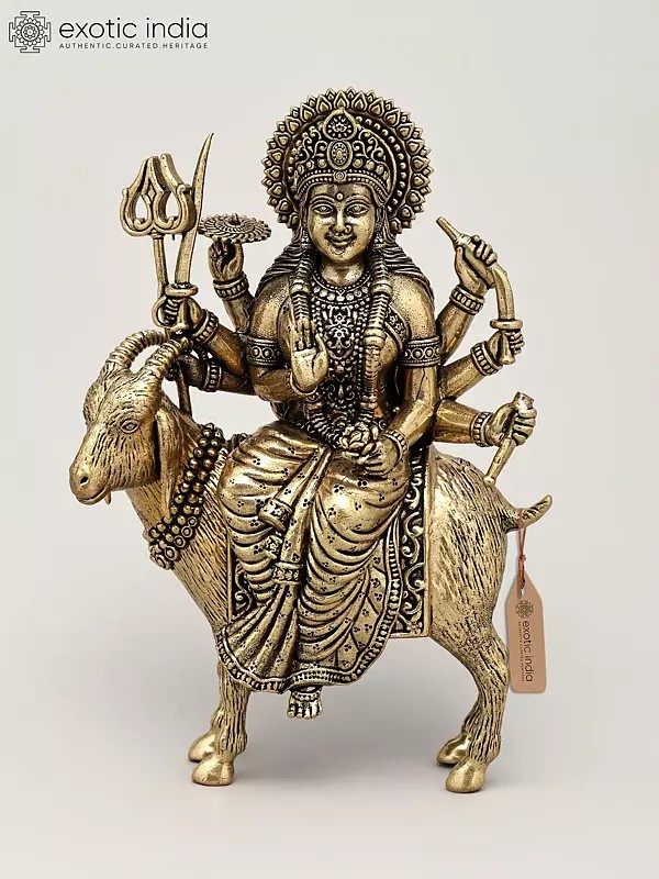 7" Superfine Meldi Mata | Brass Statue