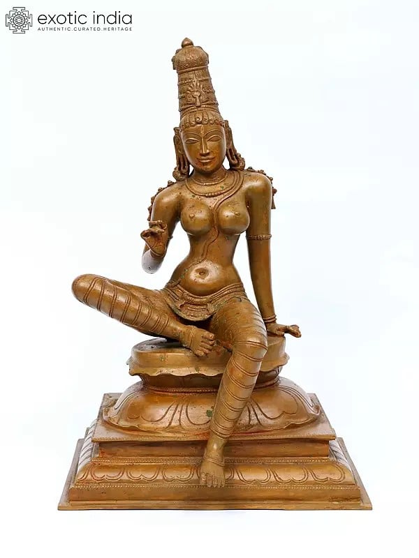 20" Devi Uma (Goddess Parvati) Seated in Lalitasana