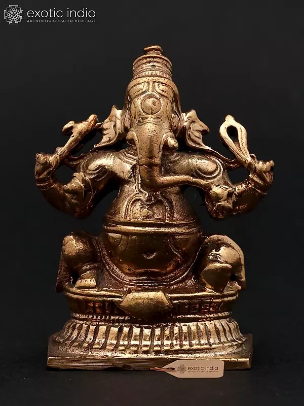 1" Small Lord Ganesha | Bronze Statue