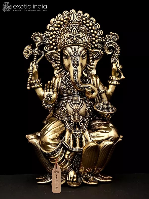 Small Superfine Blessing Lord Ganesha | Brass Statue