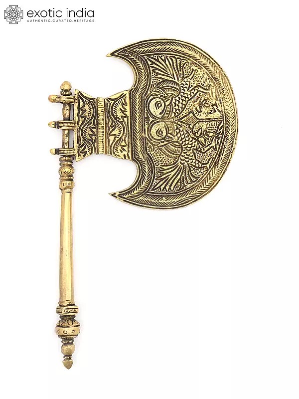 8" Brass God's Pankhi (Hand Fan)