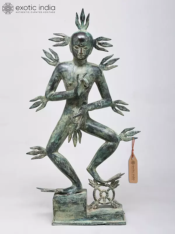 19" Rudra Shiva | Brass Statue | Handmade