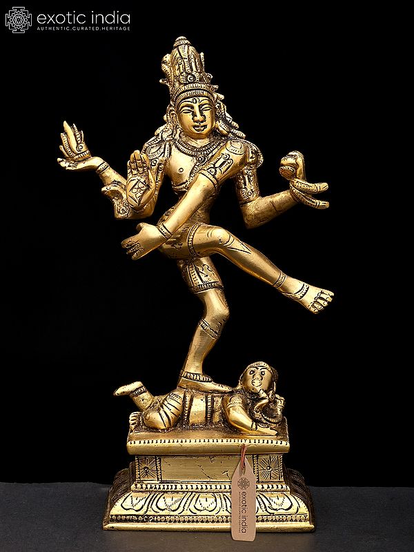 9" Lord Shiva as Nataraja | Brass Statue