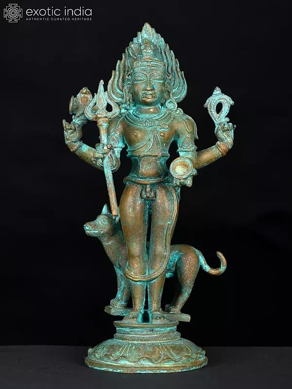 5" Small Kaal Bhairava | Bronze Statue