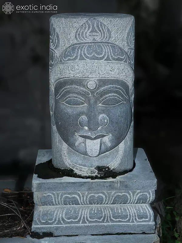 32" Goddess Kali Stone Idol | Hand Carved | Granite Stone Statue