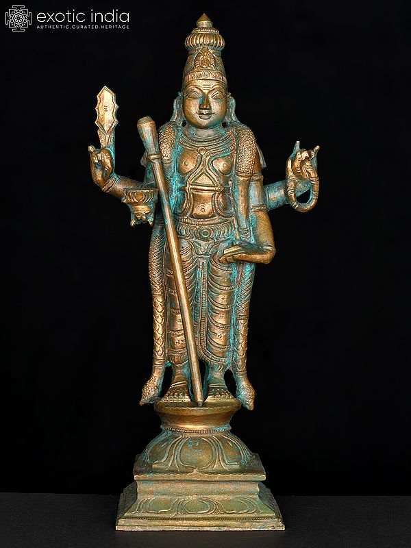 10" Palani Murugan | Bronze Statue