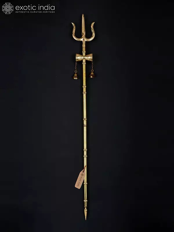 Lord Shiva's Trident/Trishul in Brass